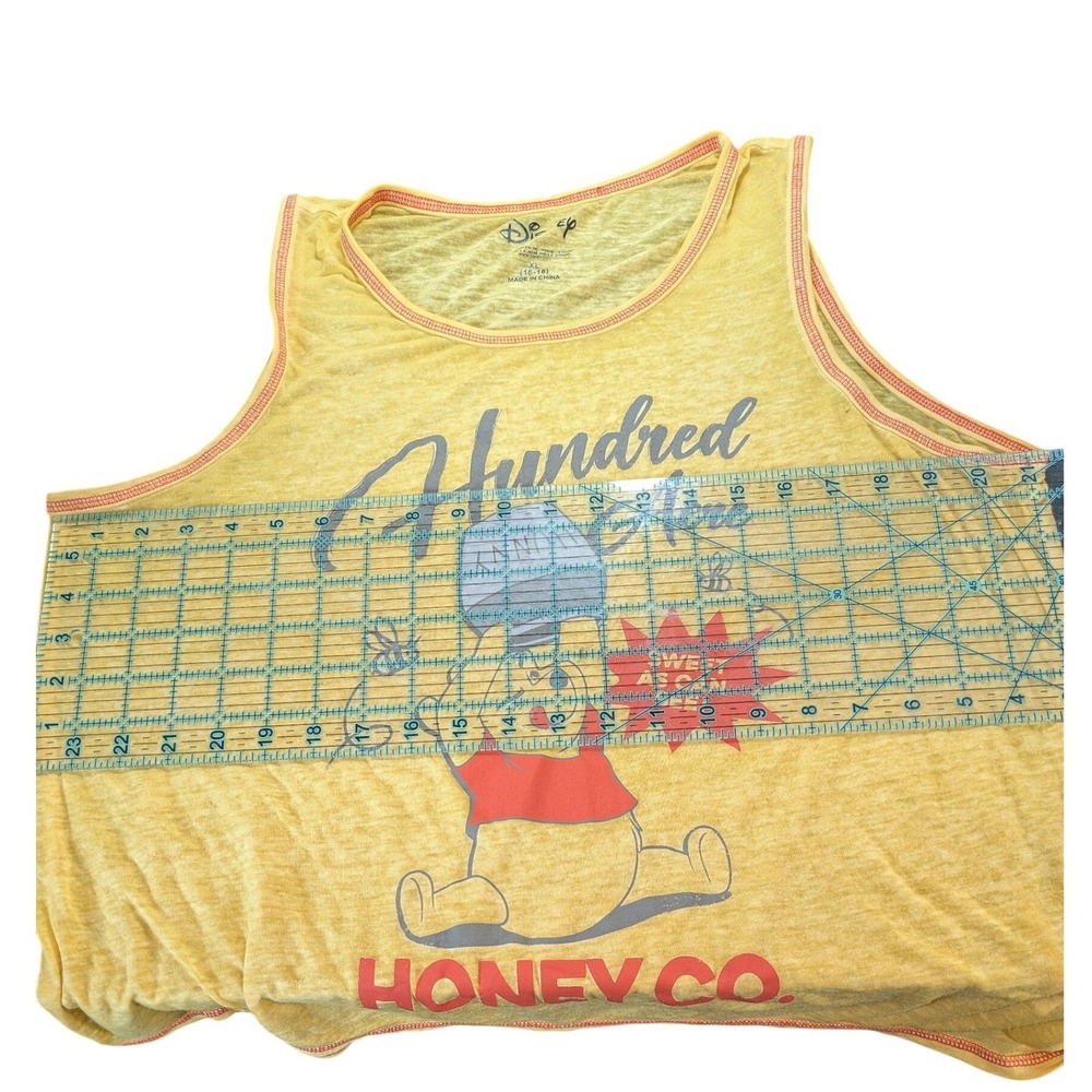 Disney Winnie the Pooh Hundred Acre Honey Co Burnout Tank Top XL - Picture 6 of 7